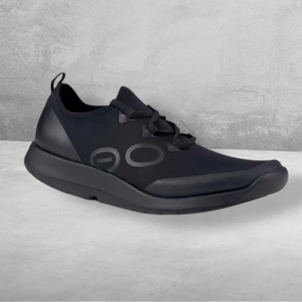 OOFOS Men's OOmg Sport LS Sneakers Casual Shoes Size 11 Black